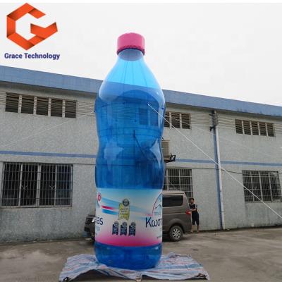 China Custom Transparent PVC Inflatable Wine Bottle Printed Beer Bottle PVC Water Bottle For Exhibitiont for sale