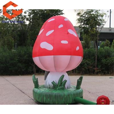 China Stage Decoration Cool Mushroom LED Lighting Colorful Inflatable Mushroom For Outdoor for sale