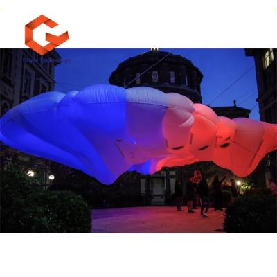 China Custom Large Outdoor Colorful Inflatable Parties Decoration, Inflatable Cloud Shade Decoration For Events Or Festivals for sale