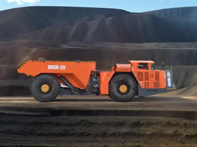 China BIG DUMP TRUCK 20 TONS Ondergrondse mijnbouw Gebruik 10 Cube Bucket Customized Brand Te koop