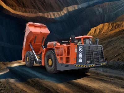 China Gelenktes Mining Shuttle-Dumper mit 20 Tonnen Nutzlastkapazität Minitruck zu verkaufen