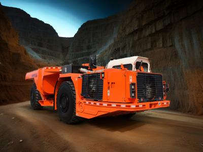 China DERUI DRUK-30 Underground Articulated Truck Large Bucket  Underground Trucks Mining for sale