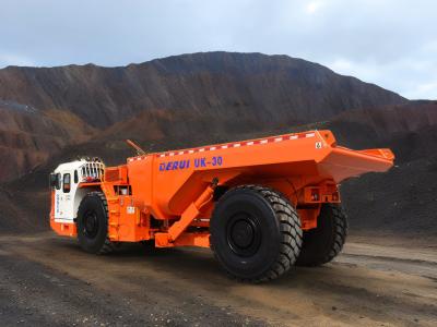 Chine DERUI DRUK-30 Camion à décharges souterraine OEM Camion à roche souterraine capacité de chargement de 30 tonnes à vendre