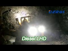 small underground mining loader flexible 1 cube derui drwj -1  customized