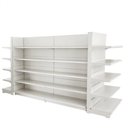 China Multi White Retail Shelving Pharmacy Rack Store Racks Storage Layer Corrosion Protection Supermarket Metal Color Direct Sales for sale