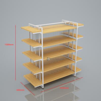 China Corrosion Protection Flat Pack Supermarket Shelving Shop Display Stand Gift&stationary Flooring for sale