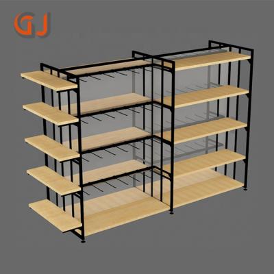 China Morden or Customized High Quality Miniso Watch Display Stand Supermarket Racks Eyelash Display Stand Gondola Shelves for sale