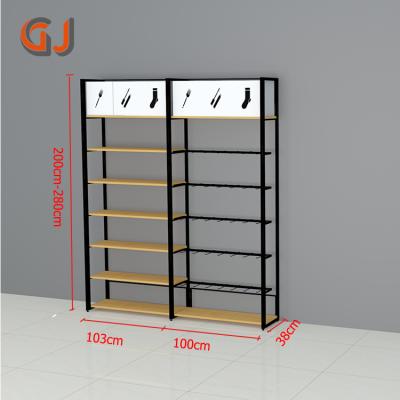 China Corrosion Protection Durable Supermarket Cosmetics Store Display Rack Miniso Shelving Shelves and Toys Shop Shelves for sale