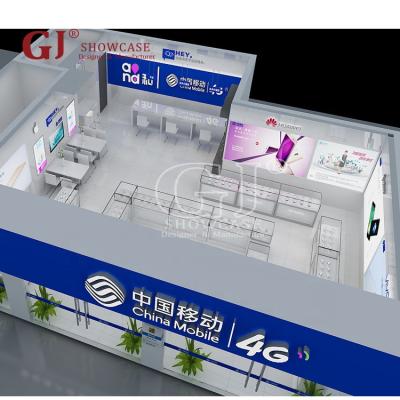 China Small OEM Mobile Phone Shop Mobile Phone Shop Decoration Shop Display Simple Counter Showcase Mobile Shop Interior Design Ideas for sale