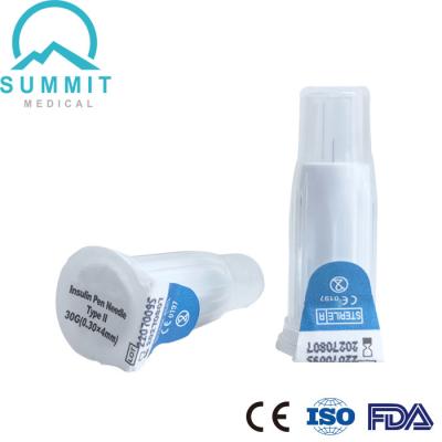 Chine Sécurité Pen Needle 30G 4mm avec le biseau 5 à bec pour un lissoir et une injection plus douce à vendre