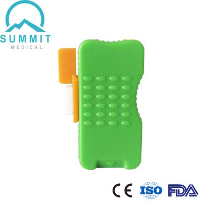 China Lanzadera para bebés con cuchillo 1.0mm*2.5mm, verde, 50 piezas por paquete en venta