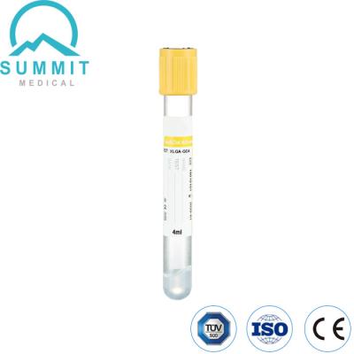 中国 Yellow Top Gel and Clot Activator Tube for Blood Collection 4ml 販売のため