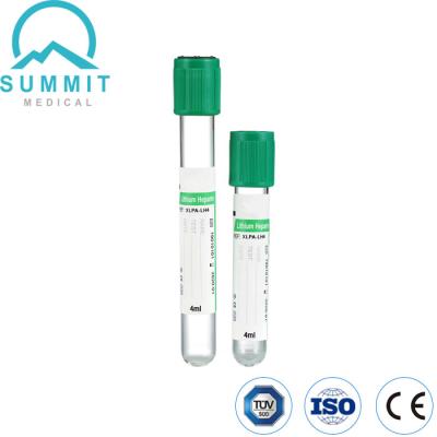 China Green Top Blood Tube with Sodium Heparin or Lithium Heparin Additive, 4ml for sale