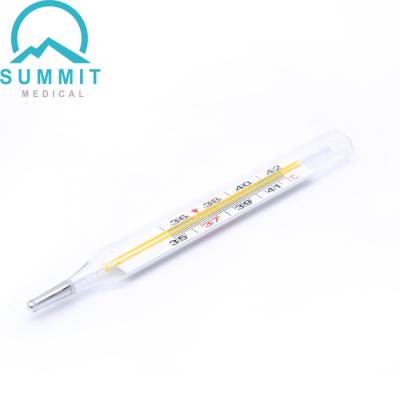 Cina Termometri di vetro Mercury Thermometers Medium Size clinico dell'ascella orale dell'ospedale in vendita