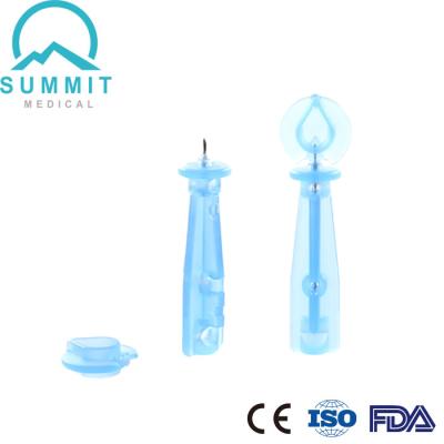 Chine bistouri supérieur de torsion de la taille 30G pour le bleu transparent Lancing de dispositif à vendre