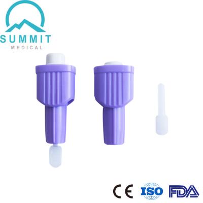 China Top Push Button Safety Lancets 30G 1.6mm For Comfortable Blood Sampling for sale