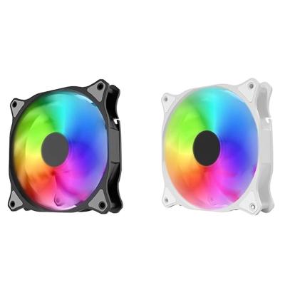 China High Quality White Black Computer Case 19*14*15Cm Life 30000Hrd Color Fan RGB Led Cooling PC RGB Fans Controller For Sale for sale