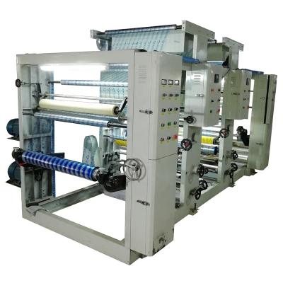 China BOPP 1000mm Two Color BOPP PE Film Strip Gravure Printing Machine for sale