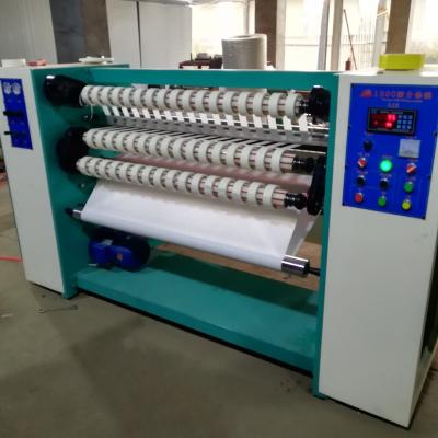 China Carton Long Lifespan BOPP Film Sealing Tape Jumbo Roll Wrapping Automatic Slitting Machine for sale