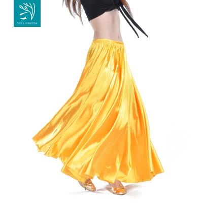 China Skirt Satin Belly Dance Skirt For Ladies for sale