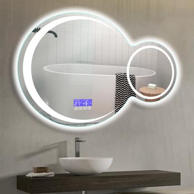 China Bright Wholesale High Quality Bathroom Lighted Decorative Luxury Mirror With Led for sale