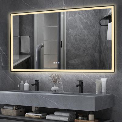 China Luminous Nordic Decor Lighting Decorative Bathroom Art Defogging Mirror For Wholesale for sale