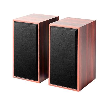 China Hot BT Speaker Outlets 2.0 Good Quality Amazon Wooden Box Fashion Home Wireless Classic Home Speaker Retro BT Accept Radio FM for sale