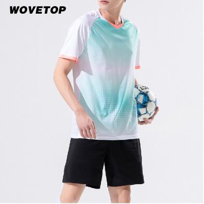 China 2022 wholesaleHigh quality hot sales New design fashion team jersey breathable custom training football suit set C5023 for sale