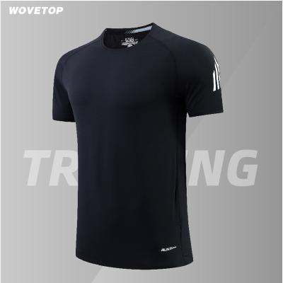 China Wholesale Custom 2022 New Design Sportswear Black Gym Clothing QUICK DRY For Mens Womens Training T-shirt for sale