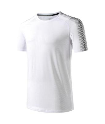 China QUICK DRY T-shirts Wholesale 14% Spandex 95% Polyester Luxury White T-shirt Clothing Wholesale for sale