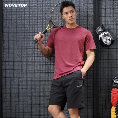 China QUICK DRY Drawstring Zipper Pockets Elastic Waist Gym Running Men's Casual Workout Shorts for sale