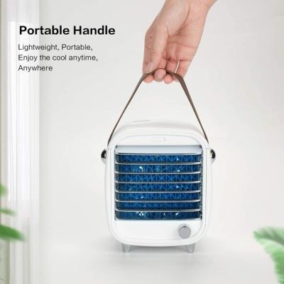 China Hot Selling Usb Air Cooler Wholesale Desktop Fan Hotel Supplier Portable Cooling Humidification Fan for Office Home for sale