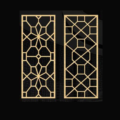 China Hot Selling Artistic Effect Fashion Aluminum Metal Divider Screen For Interior Decoration for sale