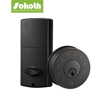 China Modern North American Electronic Smart Password Code High Security Smart Door Lock for sale