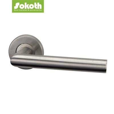 China High quality anti-corrosion stainless steel single door lock and handle door modern luxury lever handle for sale