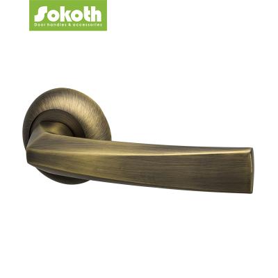 China 2022 Zinc Alloy Door Handle Architectural Lock Handle Door Handles Fashion Anti-corrosion European Design Door Handles for sale