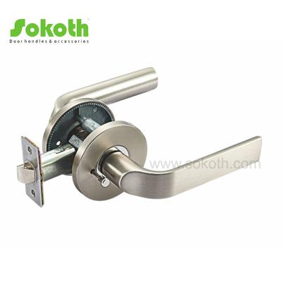 China Wooden American Cylindrical Door / Steel Door Door Knob With Push Lock for sale