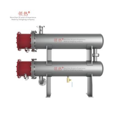 China In Series Industrial Horizontal Thermal Oil Pipe Pipe Heater With Control for sale