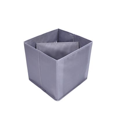 China Viable Organizer Cube Closet Bins Storage Basket Fabric Storage with Handle Box, Home and Office Organizer for sale