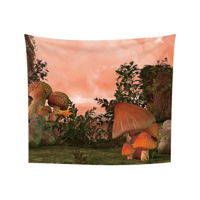 China Classic Psychedelic Trippy Wall Hanging Mushroom Fantasy Tapestry Home Decor Tapestry For Bedroom Living Room for sale