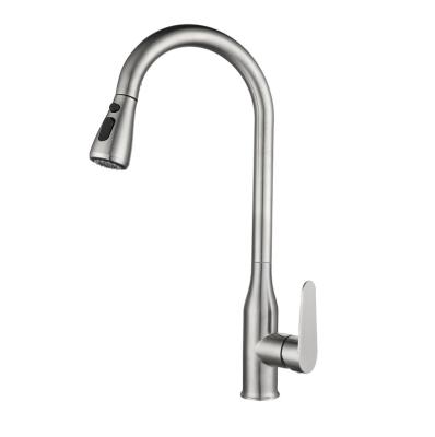 China 360 Alternate Degree Pull Down American 304 Stainless Steel Kitchen Sink Faucet Mixer Tap Water Faucets for sale