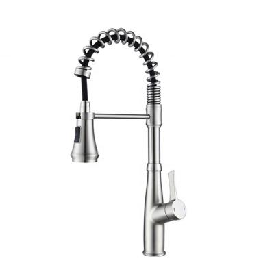 China Commercial Metered Faucets Antique Pull Out Kitchen Chrome Color Faucet Kitchen Sink Faucet for sale