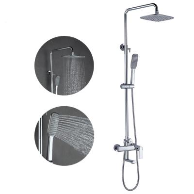 China Without Slide Bar Hot Selling Shower Faucet For Public Places Rain Shower Faucet System Shower Mixer Bar for sale