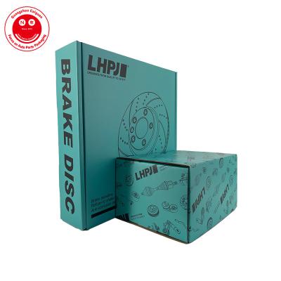 China New Style Recyclable Custom Design Corrugated Auto Parts Packaging Folding Printed Paper Boxes for sale