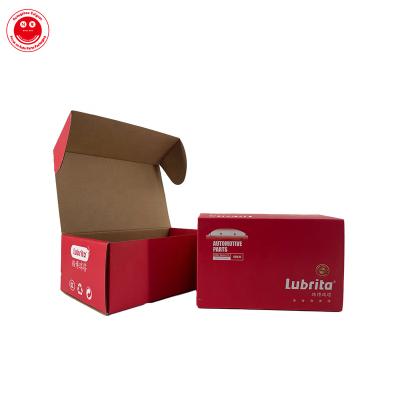 China Corrugated Color High Quality Recyclable Custom Logo Paper Box Auto Parts Brake Pad Packaging for sale