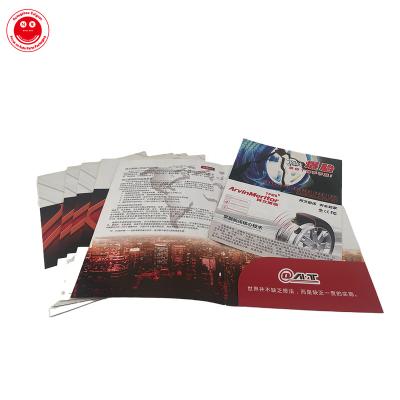 China Custom Automotive Parts Advertising Auto Parts Sensor Product Printing Flyer Brochure Flyer for sale