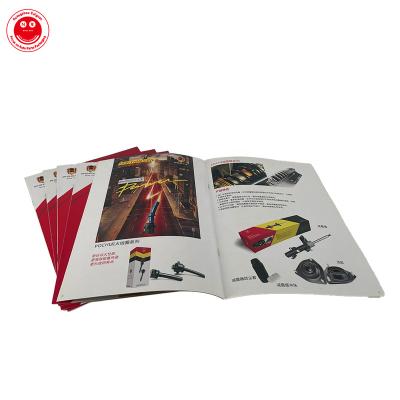 China Custom Glossy Automotive Parts Auto Parts Art Paper Product Print Leaflet Catalog Brochure Printing for sale