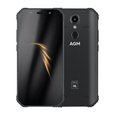 China Original Dual SIM Card AGM A9 Rugged Phone Global Version 4+64G Fingerprint 5400mAh 5.99 Inch Android 8.1 NFC 4G Waterproof Smart Rugged Phone for sale