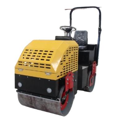 China Construction worksÂ   Full Hydraulic Double Double Steel Walk-behind Double Asphalt Pavement Compactor Hand Push Small Road Roller for sale