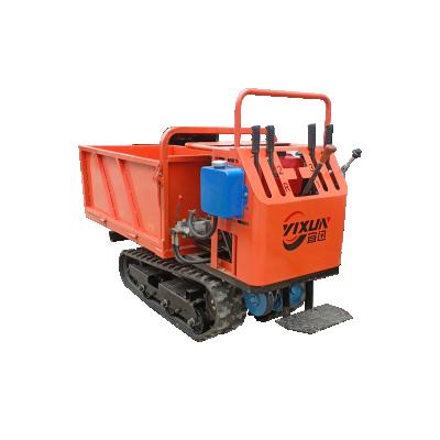 China Mini Tracked Vehicle Electric Dump Materials Transfer Truck Auto Truck Electric Minidumper Tractor for sale